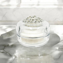 Load image into Gallery viewer, Premiere White Cream 3oz Soap, Crystal Dish