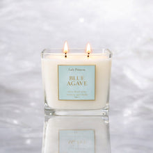 Load image into Gallery viewer, Blue Agave Square Candle
