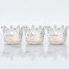 NEW! Premiere Pearl Mini Crown Candle Trio Set