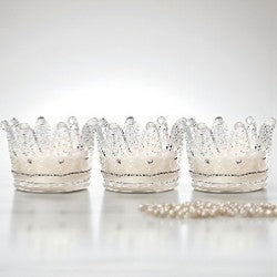 NEW! Tryst Tiara Mini Crown Candle Trio