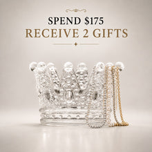 Load image into Gallery viewer, Crystal Glass Crown | Yours with any order $175 or more!
