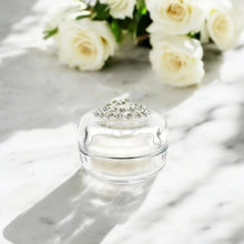 Load image into Gallery viewer, NEW! Lady Primrose Premiere White Cream Soap, Crystal Dish
