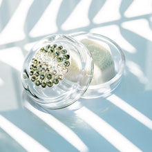 Load image into Gallery viewer, Premiere White Cream Soap, Crystal Dish
