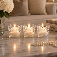 Load image into Gallery viewer, Tryst Tiara Mini Crown Candle Trio
