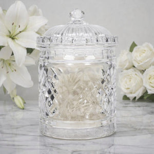white lily canisters Tryst Regency Bath Salts Canister | Limited Edition